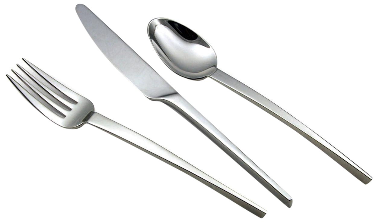 Cast stainless steel cutlery