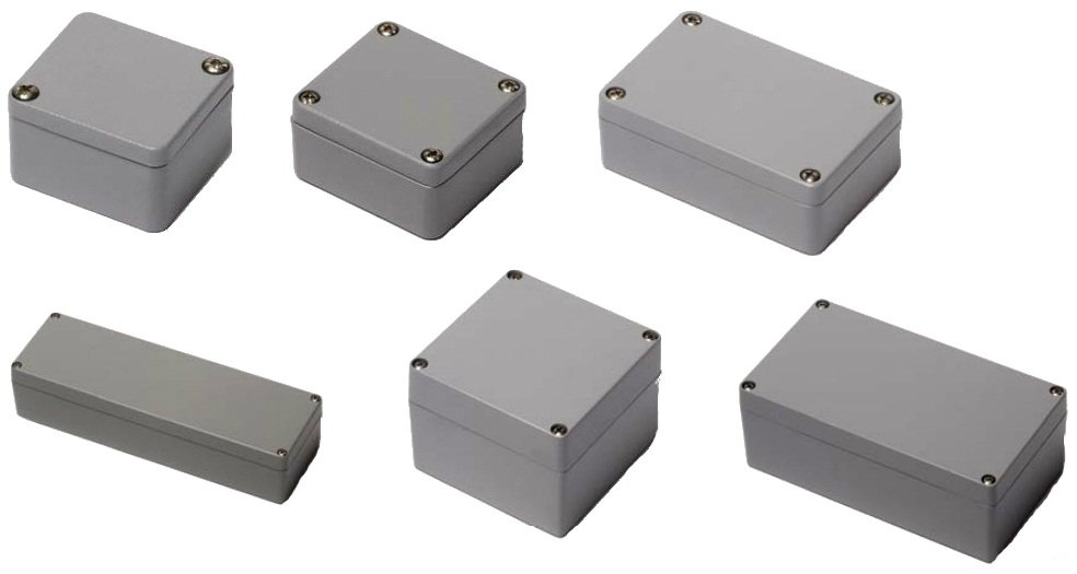 Different sizes of electrical enclosure