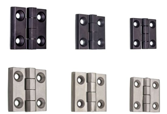 Electrical enclosure hinges