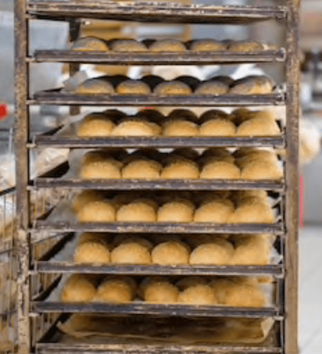 Bakery stainless steel trolley