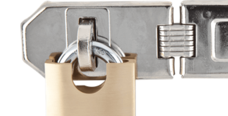 Padlock hasp