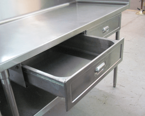 Stainless steel drawers