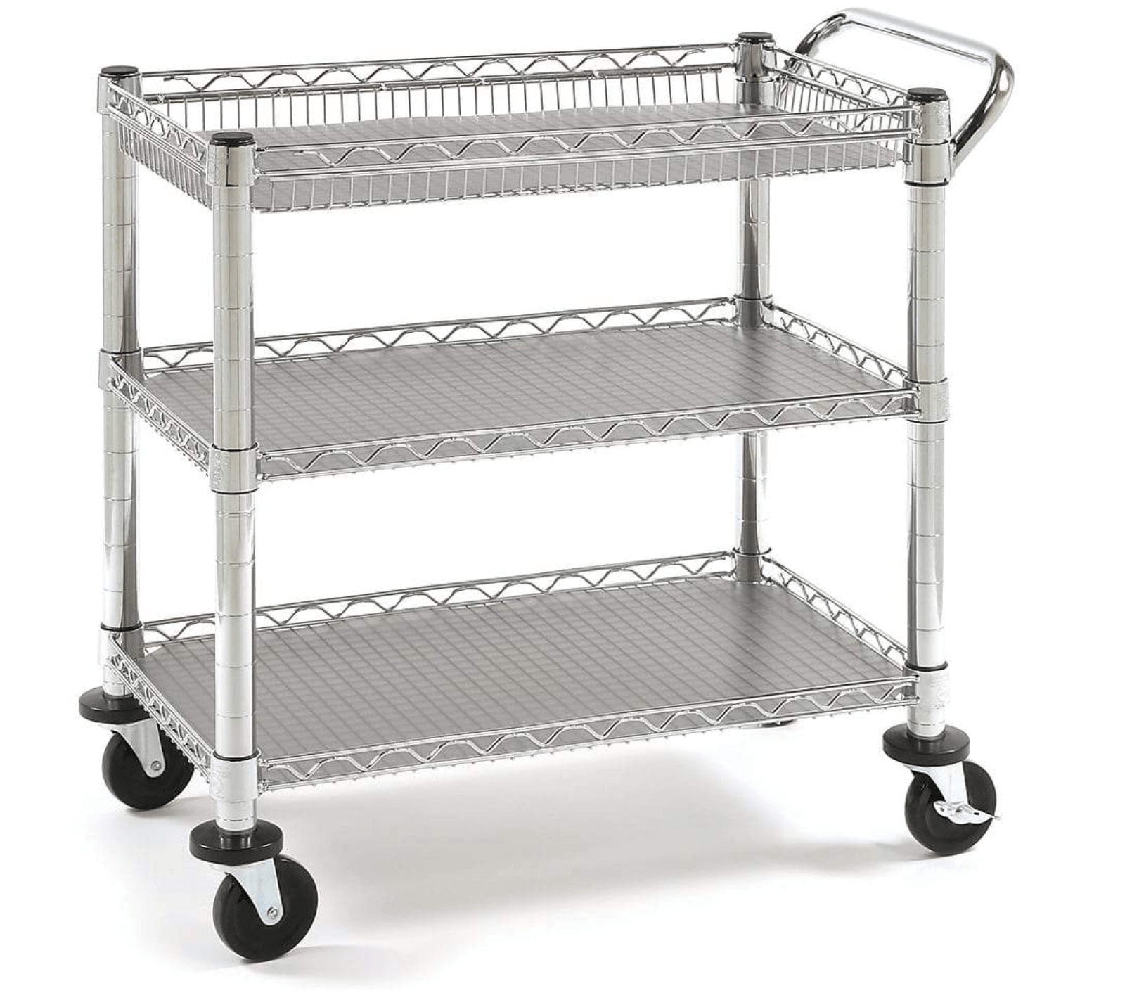 Stainless steel grille trolley