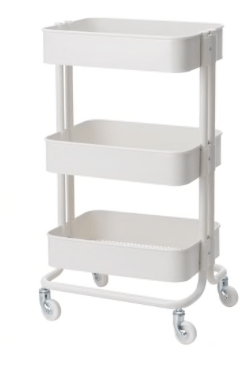 Stainless steel tea-trolley