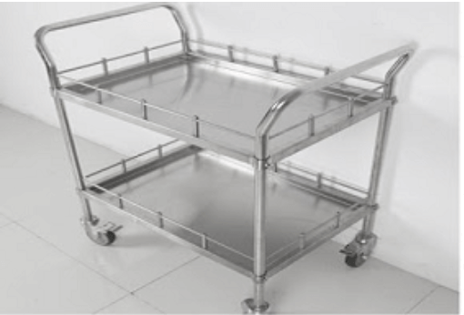 Stainless steel trolley