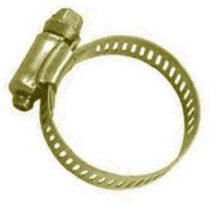 PVC coating on hose clamp