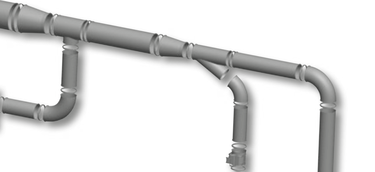 Stainless steel ducting model