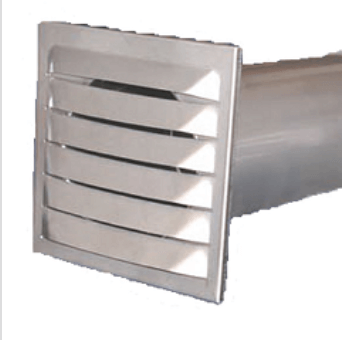 Stainless steel louvers