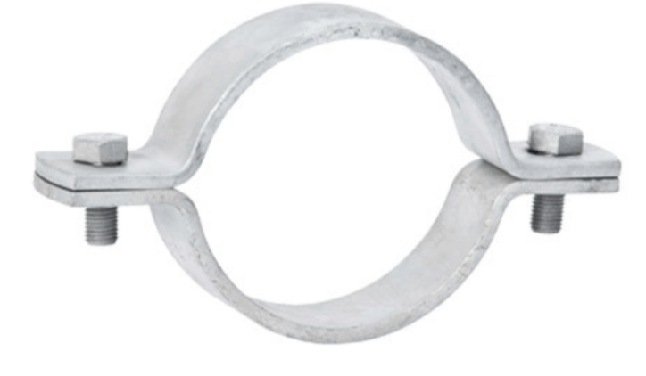 Stainless steel omega_saddle hose clamp