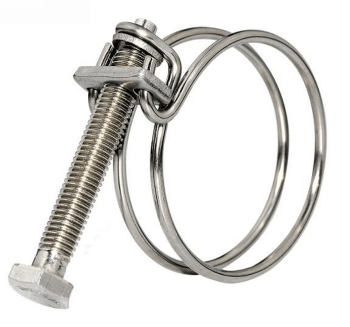 Wire hose clamps