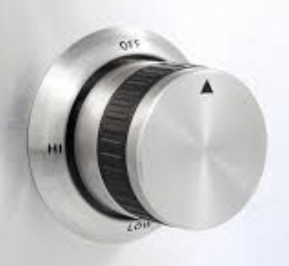 Stainless steel BBQ cabinet turning knob