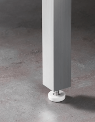 Stainless steel adjustable feet