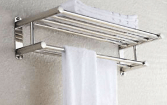 Stainless steel bathroom hanging rod