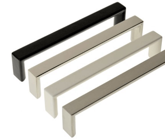 Stainless steel handles with sharp edges