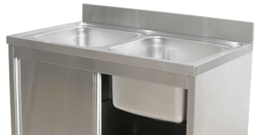 Stainless steel upstand