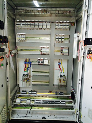 Electrical enclosure with lighting system