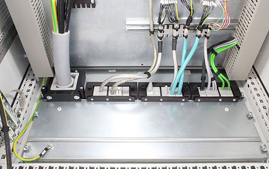 Cable management in electrical enclosure