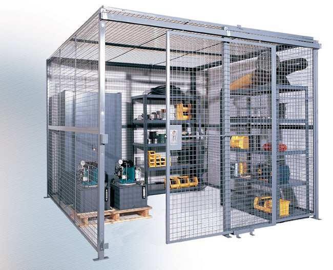 Wire cage enclosure