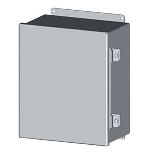 Continuous hinged electrical enclosure