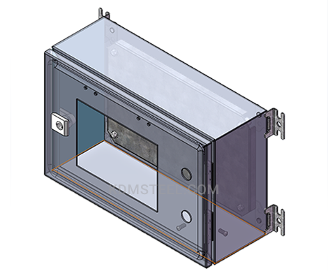 Galvanized Steel Enclosure with window