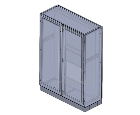 IP 55 double door free standing NEMA 3 enclosure