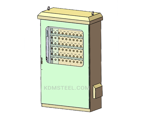 IP 66 weatherproof free standing Galvanized Steel Enclosure