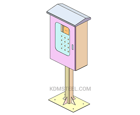 Lockable operator interface weatherproof enclosure