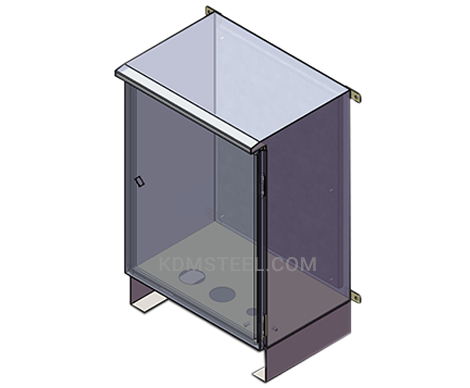 NEMA 1 outdoor steel wall mount Galvanized Steel Enclosure