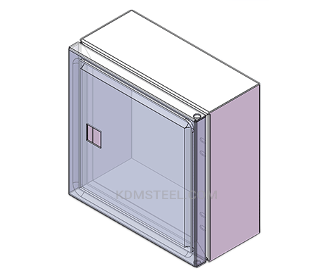 NEMA 3 electrical enclosure with lock