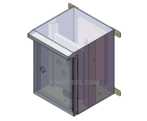 Nema 4 wall mount Galvanized Steel Enclosure