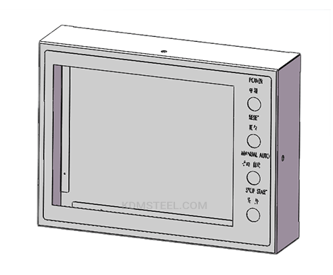 custom stainless steel metal enclosure box