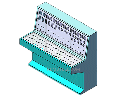 piano desk console enclosure