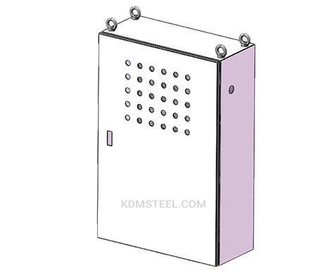 single door metal enclosure