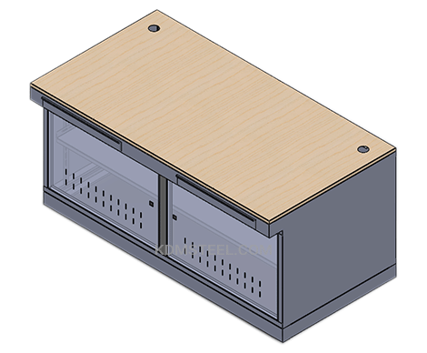 tabel desk console enclosure