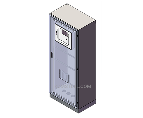 telecommunications enclosures with lock