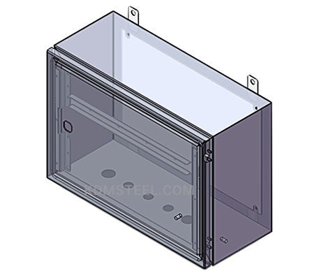 wall mount IP 55 Galvanized Steel Enclosure