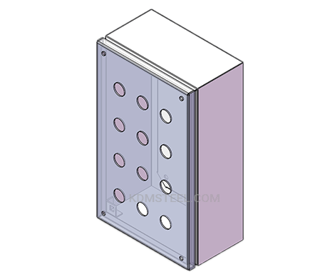 NEMA 3 mild steel Push Button Enclosure