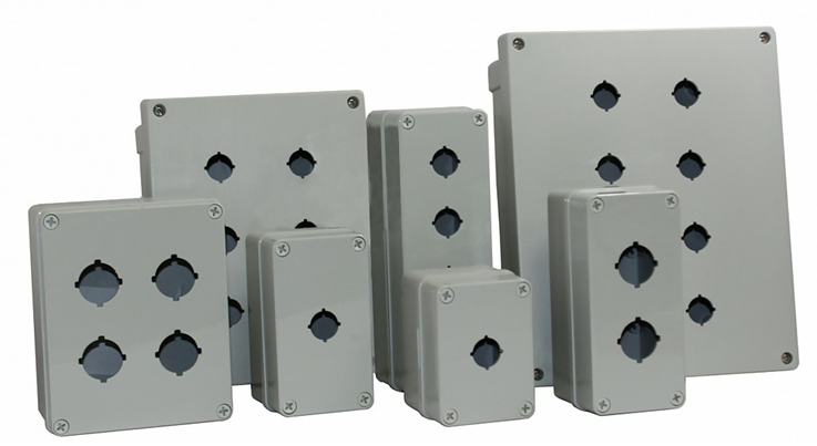 knockouts on a metal electrical enclosure