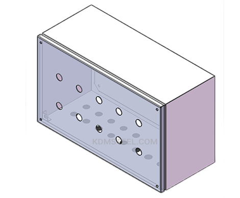 powder coated carbon steel Push Button Enclosure