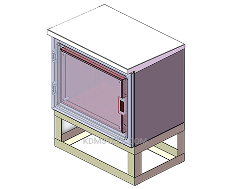 single door electrical pedestal enclosure