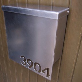 Decorative Wall-mount stainless steel mailbox