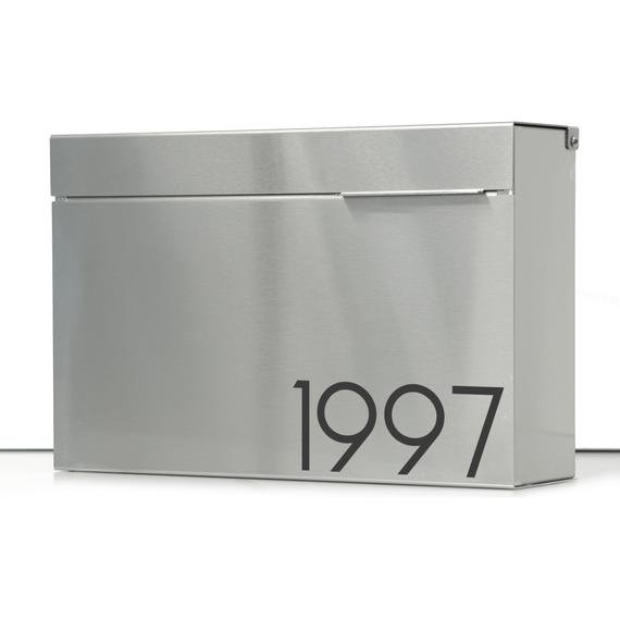 XL Wall-mount stainless steel mailbox