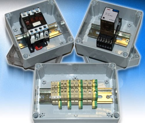 din rail mount box