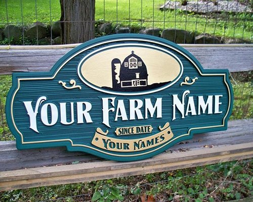 Custom Farm Sign