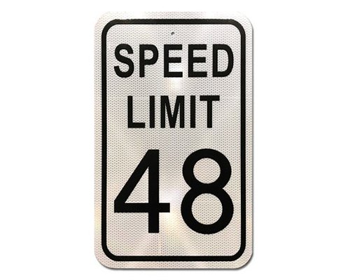 Custom Speed Limit Sign