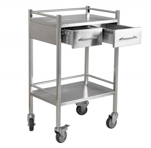 With Drawers Medical Stainless Steel Cart