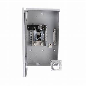 Siemens 8-Circuit 200-Amp Outdoor Home Main Breaker Load Center