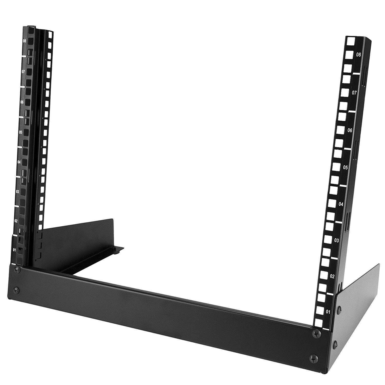 8U Open Frame Two Post Rack