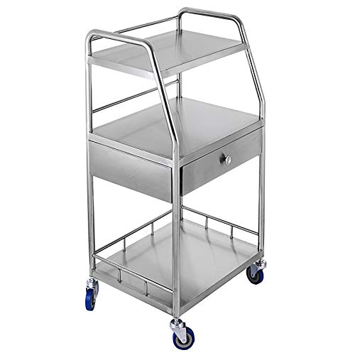 Utility Medical Stainless Steel Cart