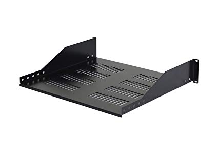 2U Vented Mount Server Rack Shelf